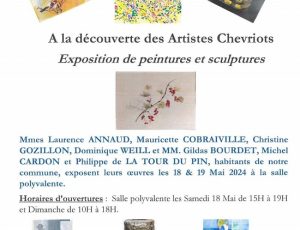 18 mai  expo artistes chevriots – Copie