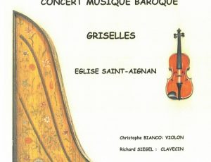 25 mai concert baroque Griselles